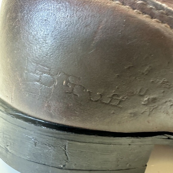 PD TUFF Boots Made in USA Union Brown Leather Kiltie Roper Lace Up Womens Size 8 - Picture 8 of 13